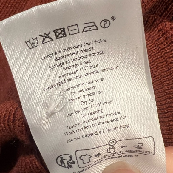 NWOT Sézane Simon Jumper Sweater in Size Medium Caramel - Picture 12 of 14